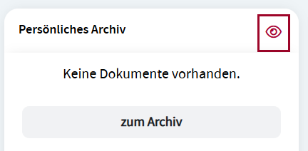 Widget ausblenden