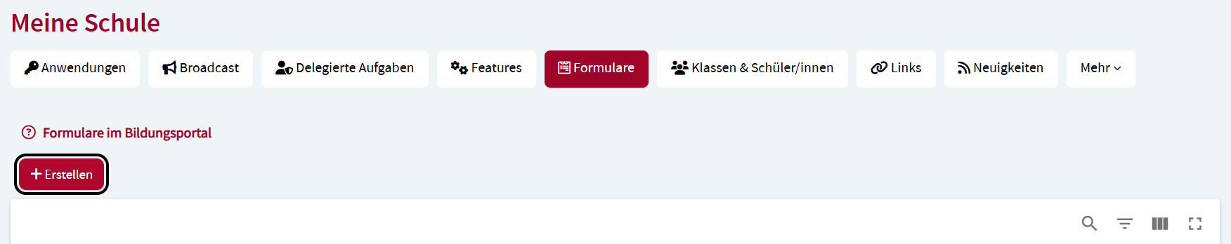 Formular erstellen