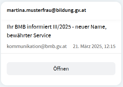 Email Posteingang