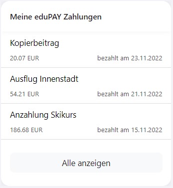 Detaillist-Widget