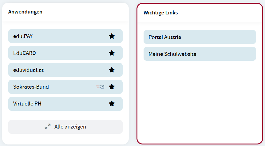 Teacher view of static links