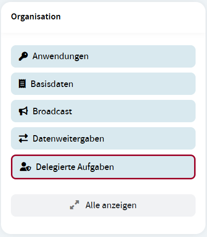 Delegated duties