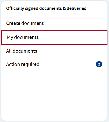 My documents