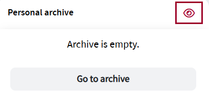 Hide widget