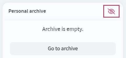 Unhide widget