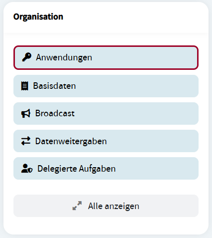 Manage applications