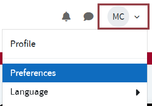 User Profile - Preferences
