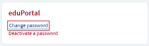 Change password
